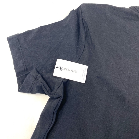 Calvin Klein Modern Cotton Lounge Crewneck T-Shirt Black Women Pajama QS6890 001 - Picture 5 of 6